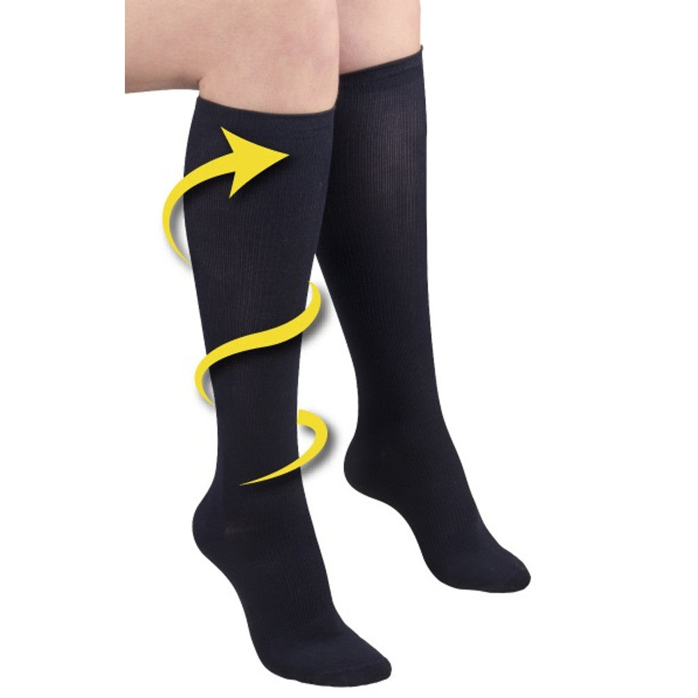 FULL FREEDOM COMPRESSION SOCKS BLACK 14 20 MMHG