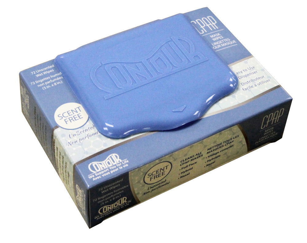 CONTOUR FLAT PACK CPAP WIPES UNSCENTED (AC6071)