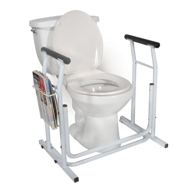 STAND ALONE TOILET SAFETY RAIL DRIVE MEDICAL (AC1119)