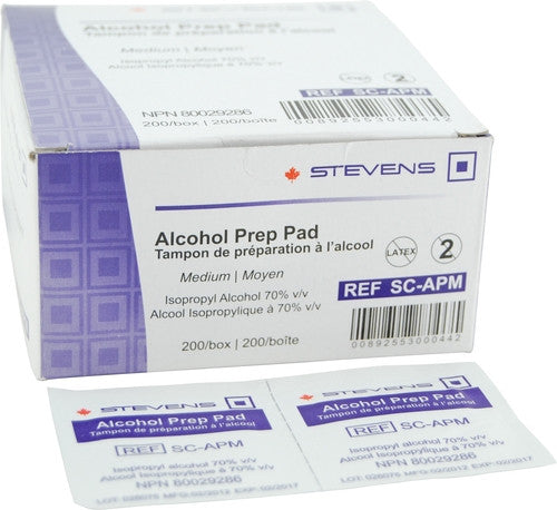 MEDIUM ALCOHOL PREP 70 % STEVENS (AC3347)